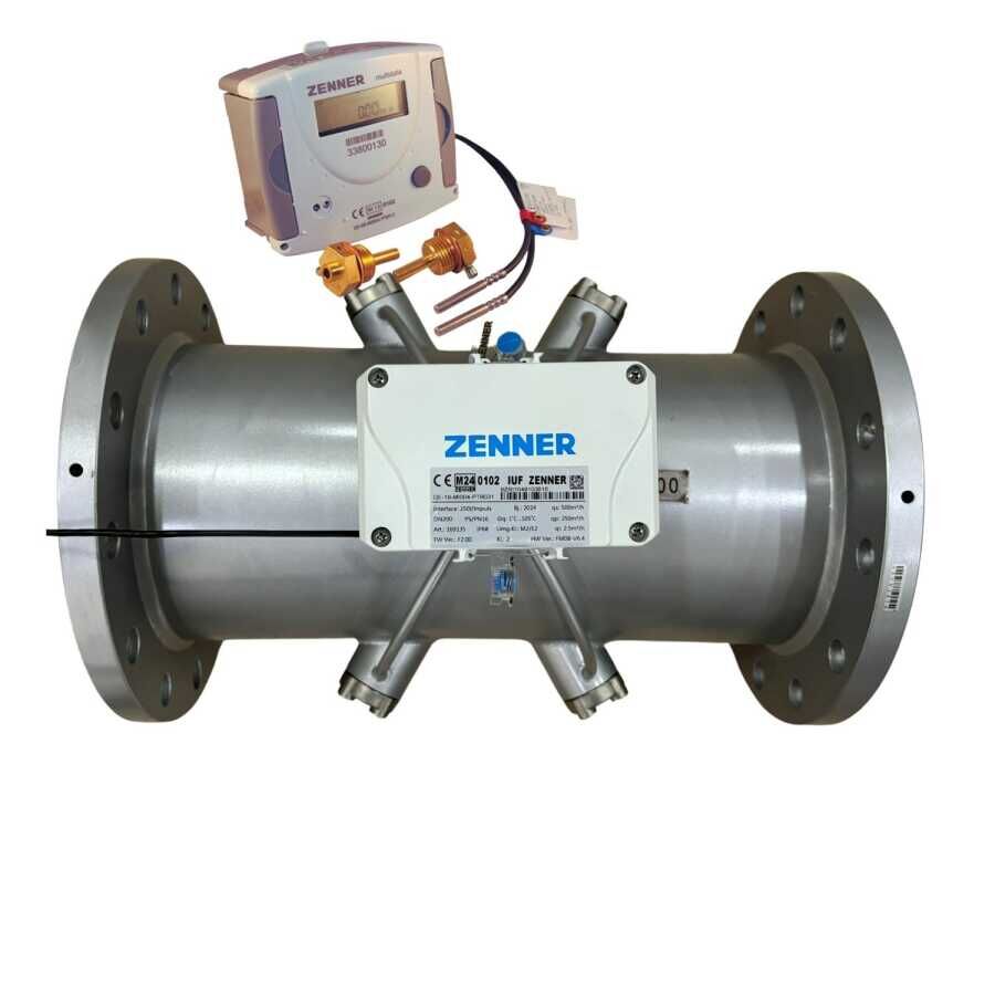 Minol Zenner IUF DN250 Ultrasonik Kalorimetre Isı Sayacı