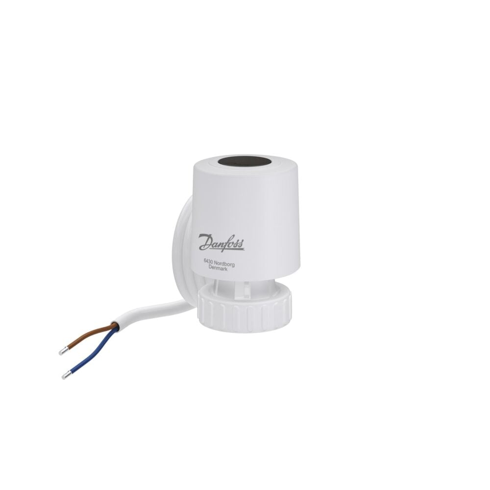 Danfoss TWA-Q 24V, Normalde Açık, Termal vana motoru, Strok 5 mm, 110 N, 95 °C (DN15-DN32)