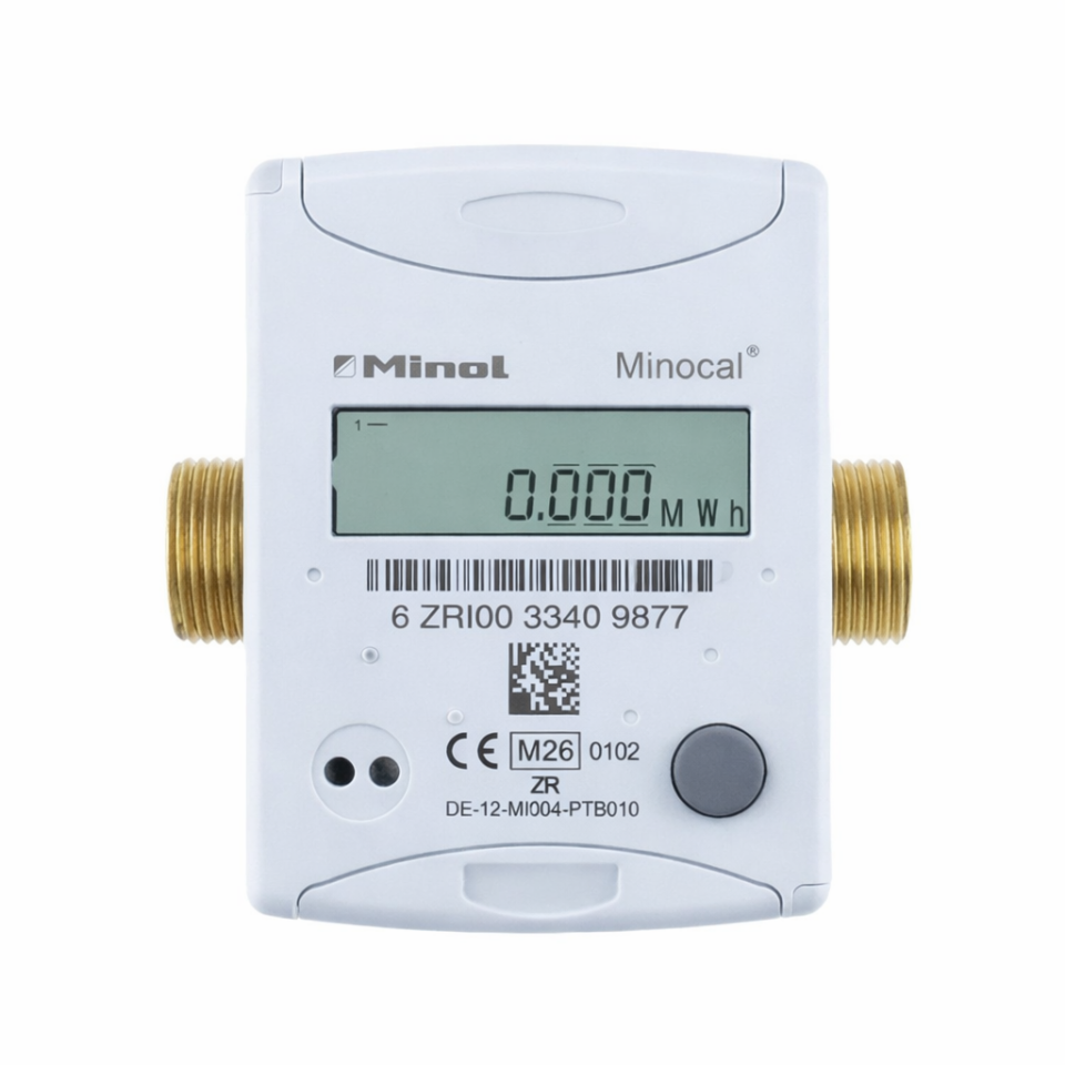Minol Zenner C5 IUF DN20 Ultrasonik Kalorimetre Isı Sayacı