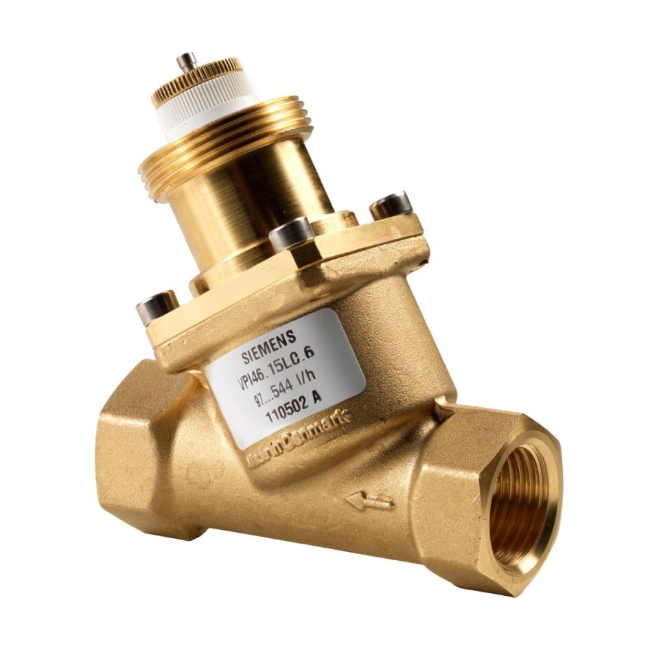 Siemens VPI46 İç Dişli Basınçtan Bağımsız Kontrol Vanası (PICV) PN25 DN32 (1¼”)