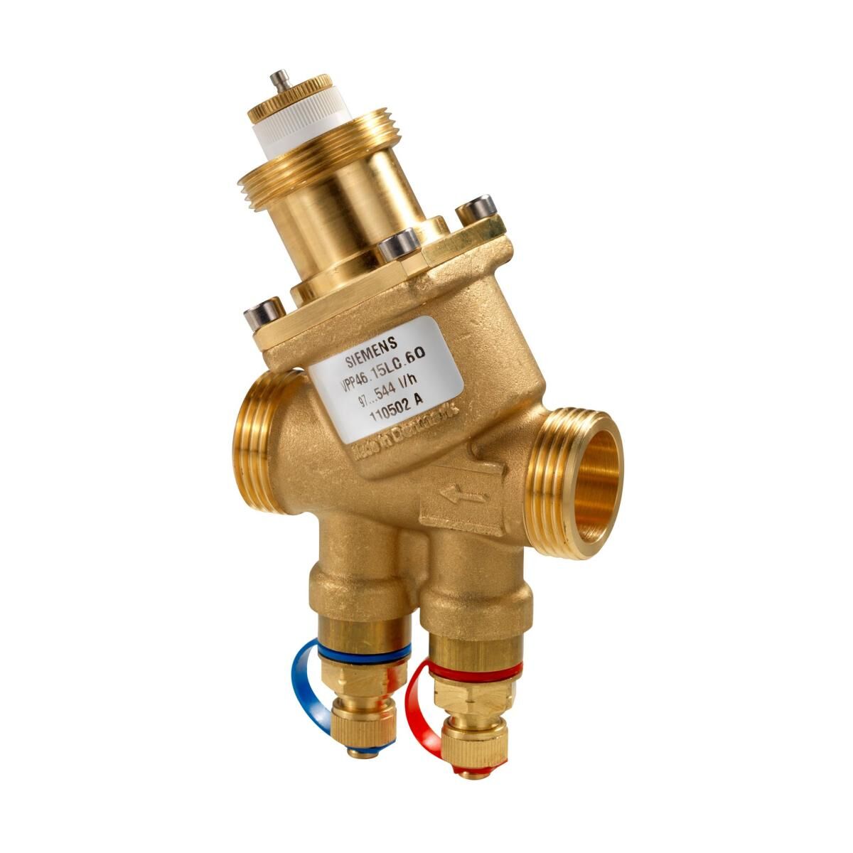 Siemens VPP46 Dış Dişli Basınçtan Bağımsız Kombine Balans ve Kontrol Vanası PN25 VPP46.15L0.6Q · DN15 · 575 l/h