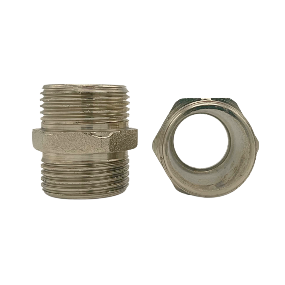 KALDE - Krom Nipel DN10 - 3/8''