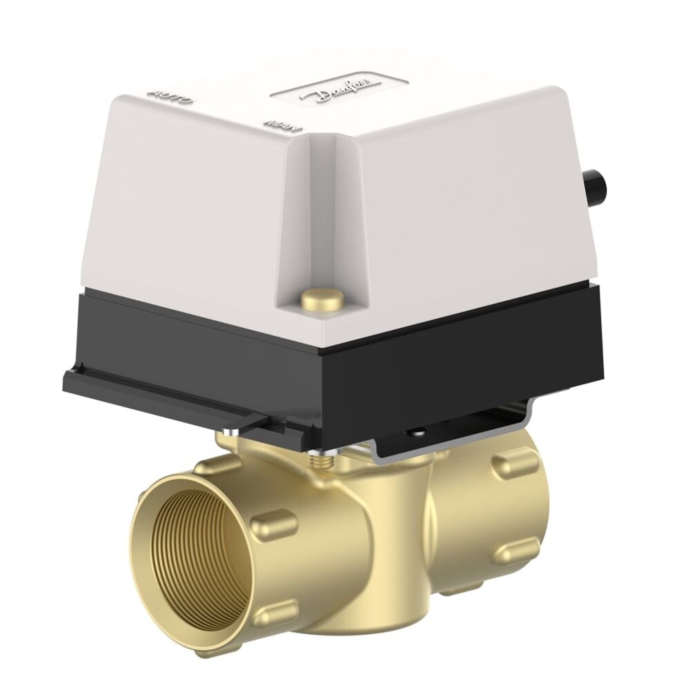 Danfoss HP 25 DN25 2 Yollu Fan Coil motorlu vanası, İç dişli, PN10, 95°C