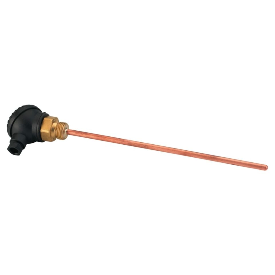 Danfoss ESMU-100 Pt 1000 daldırma tip sıcaklık sensörü, 100 mm, G½'', Bakır, 0-140°C