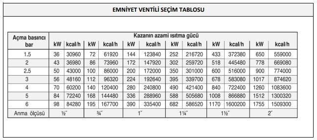 CASE 3/4'' Dış Dişli Emniyet Ventili 6 Bar