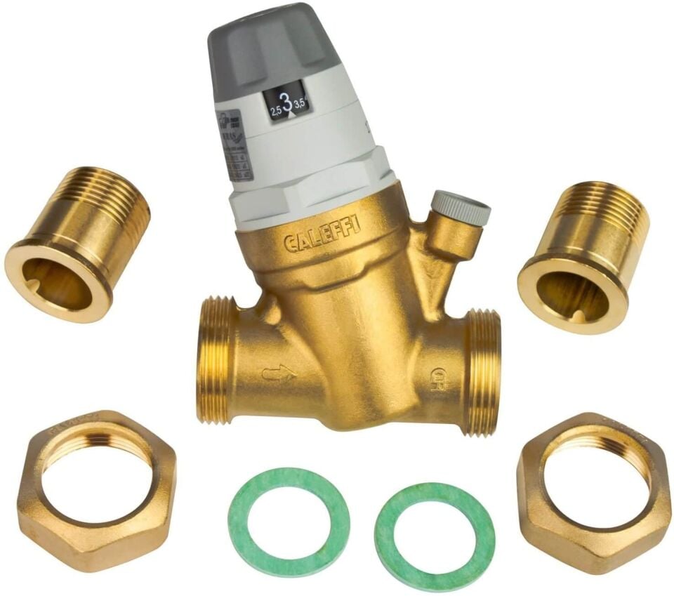 1/2 Basınç Düşürücü Manometreli Vana - CALEFFİ - 535041