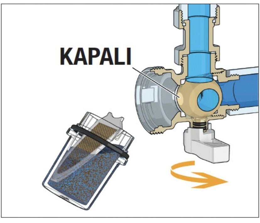 Caleffi XS® 545900 магнитный фильтр под котёл