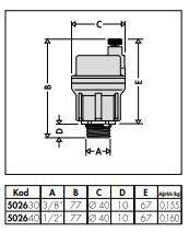 3/8 M Robocal Otomatik Purjör - CALEFFİ - 502630