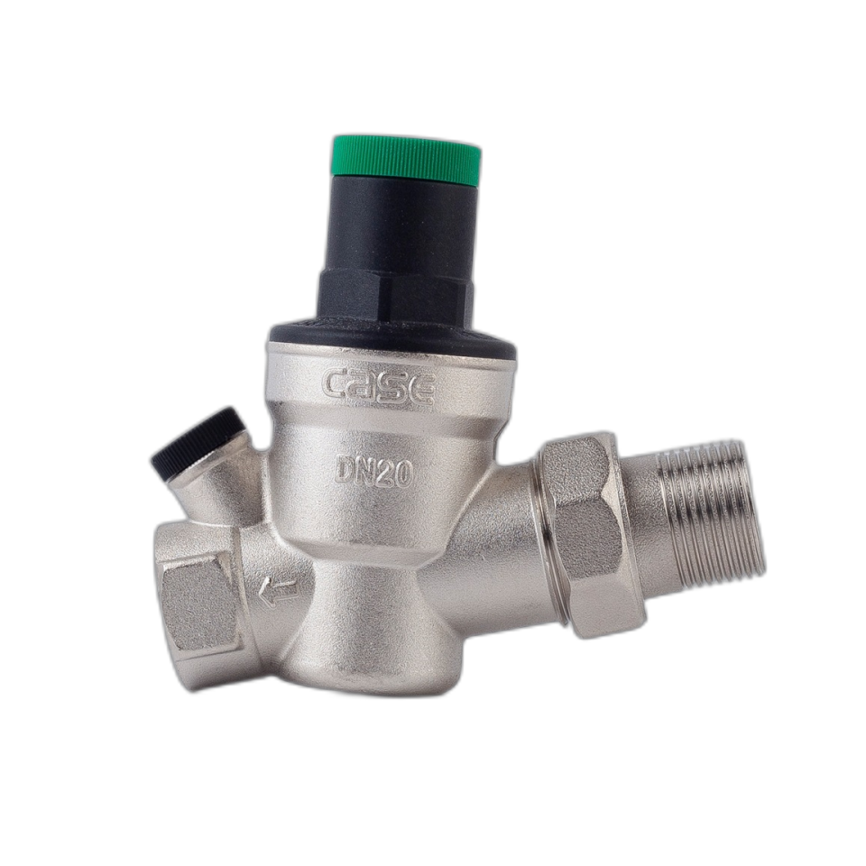 CASE - Basınç Düşürücü Rakorlu Vana (Değiştirilebilir Filtreli Kartuş)