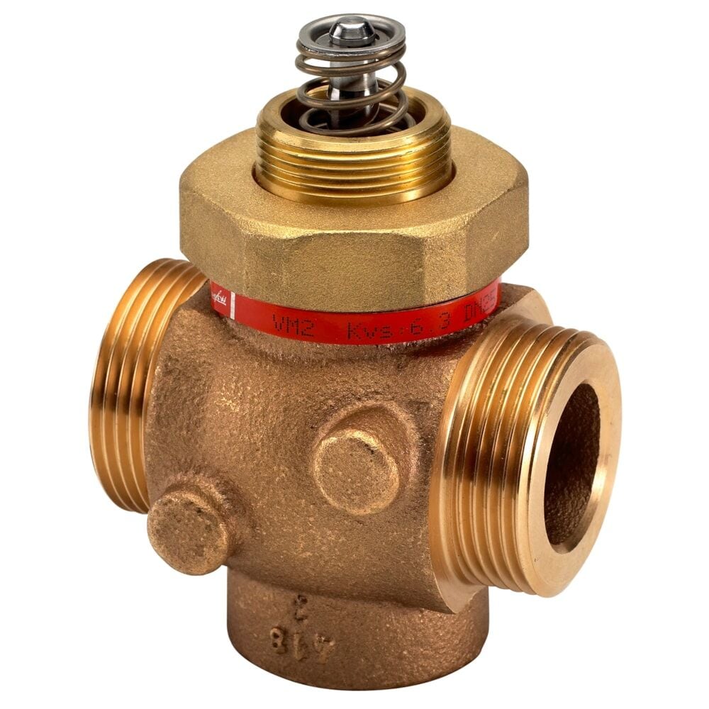 Danfoss VM 2 PN25 dış dişli, döküm, basınç dengeli, 2 yollu lineer Vana Gövdesi