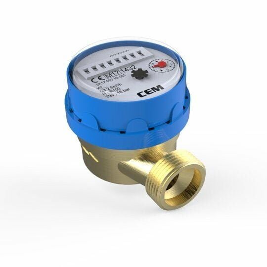 DN20 Kuru Tip Tek Hüzmeli Soğuk Su Sayacı - CEM - KT13