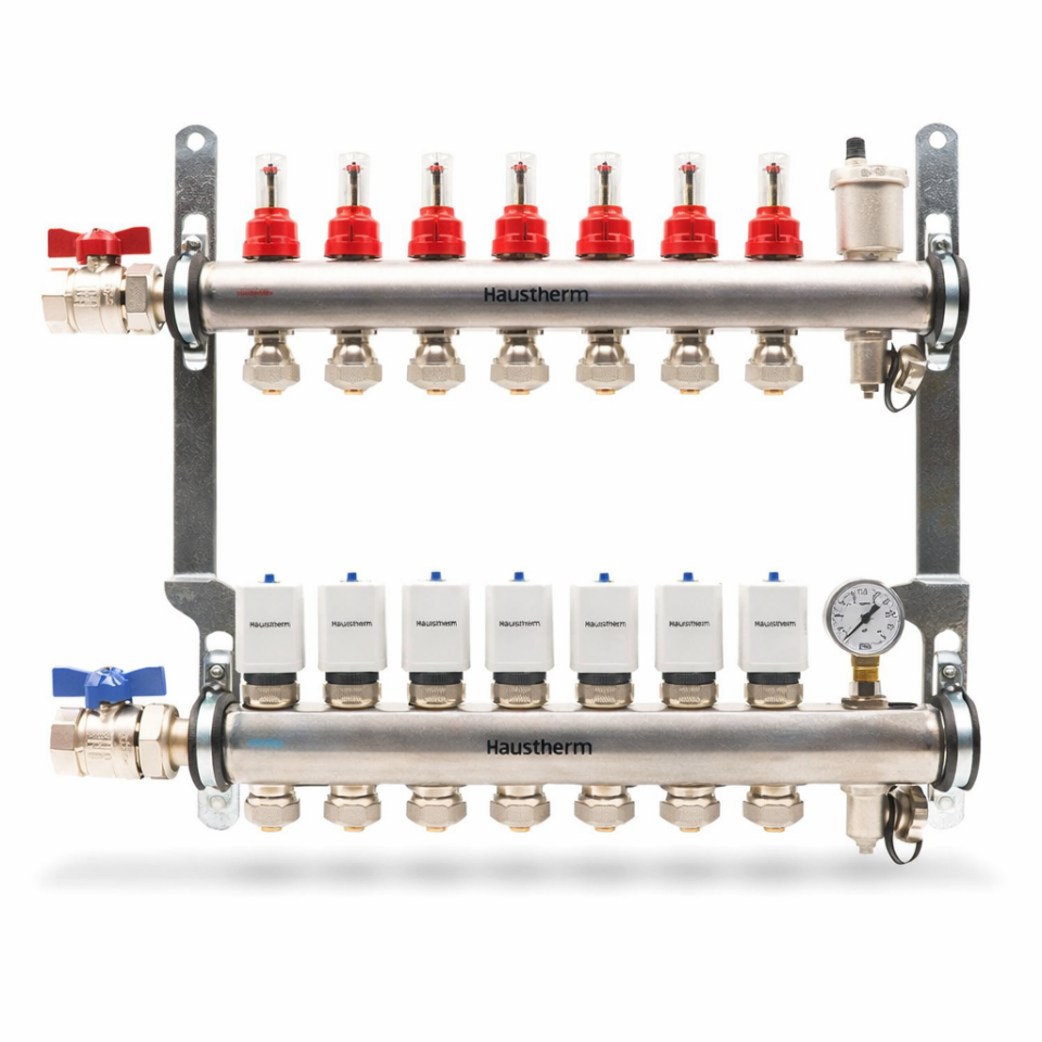 haustherm debi ayarlı kollektör seti