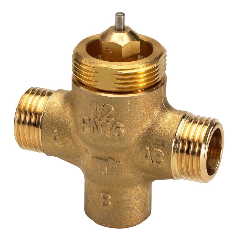 Danfoss VZL 2 PN16 dış dişli pirinç 2 yollu vana gövdesi