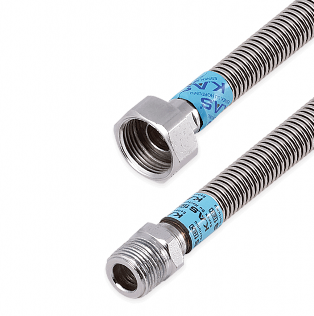 Paslanmaz Çelik Flex - Fleks Hortum N: 1/2'' S: 1/2'' U: