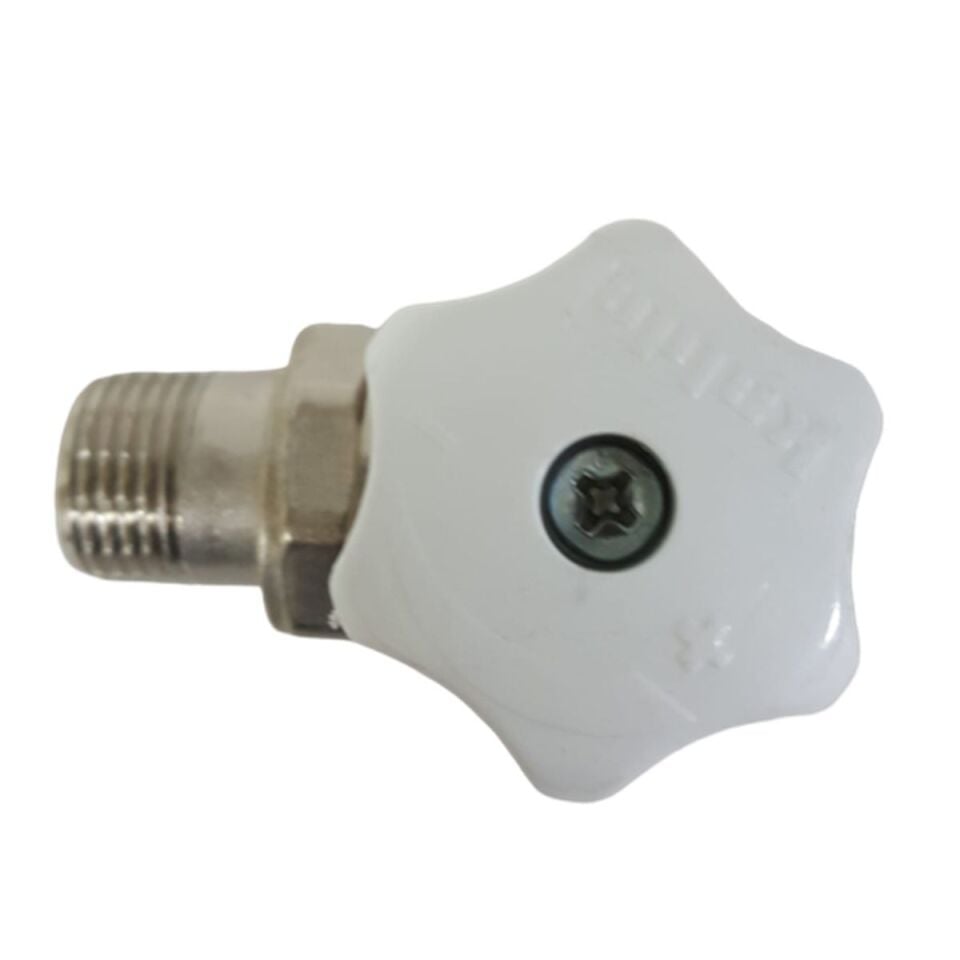 KALDE Köşe Radyatör Vana - Altı Köşe Volanlı