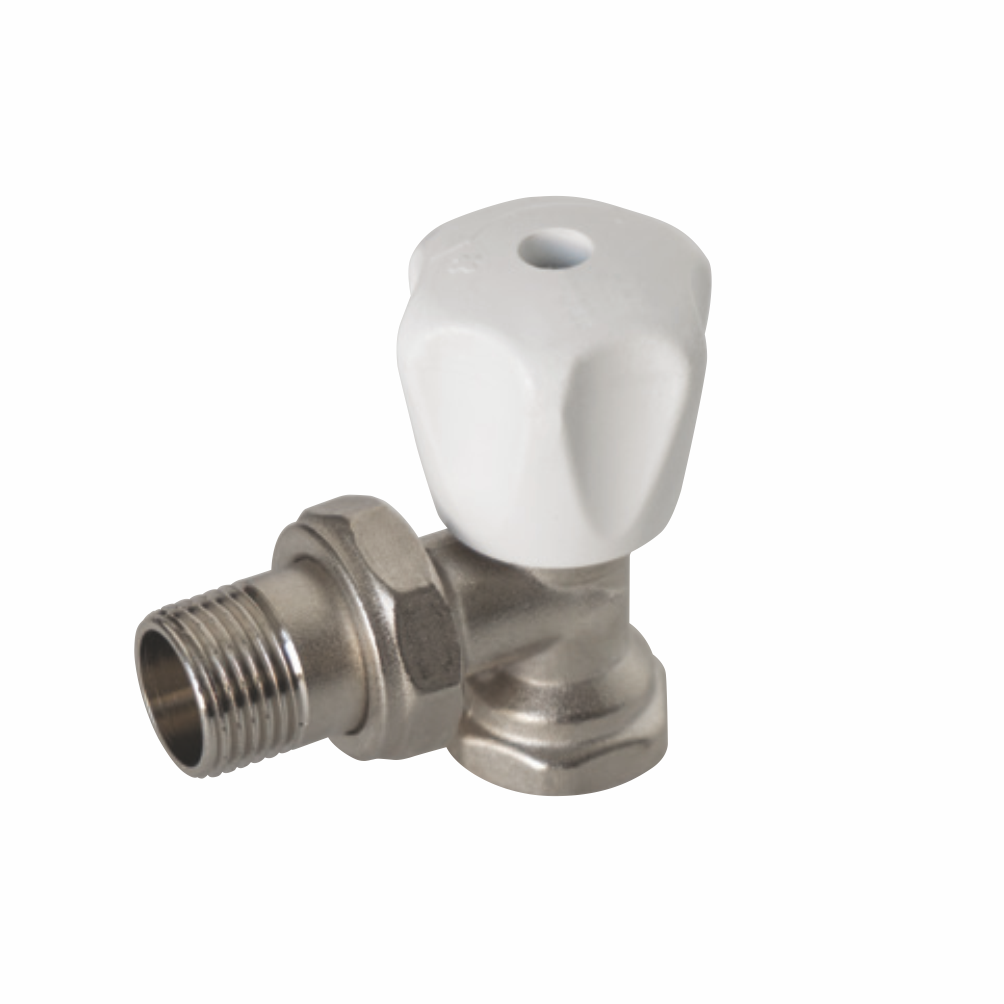 KALDE Köşe Radyatör Vana - Altı Köşe Volanlı