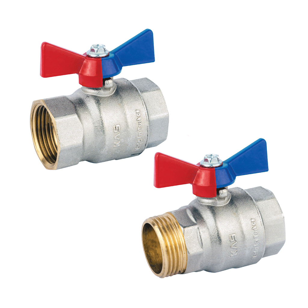 KAS - PN40 Kelebek Kollu Küresel Su Vanası