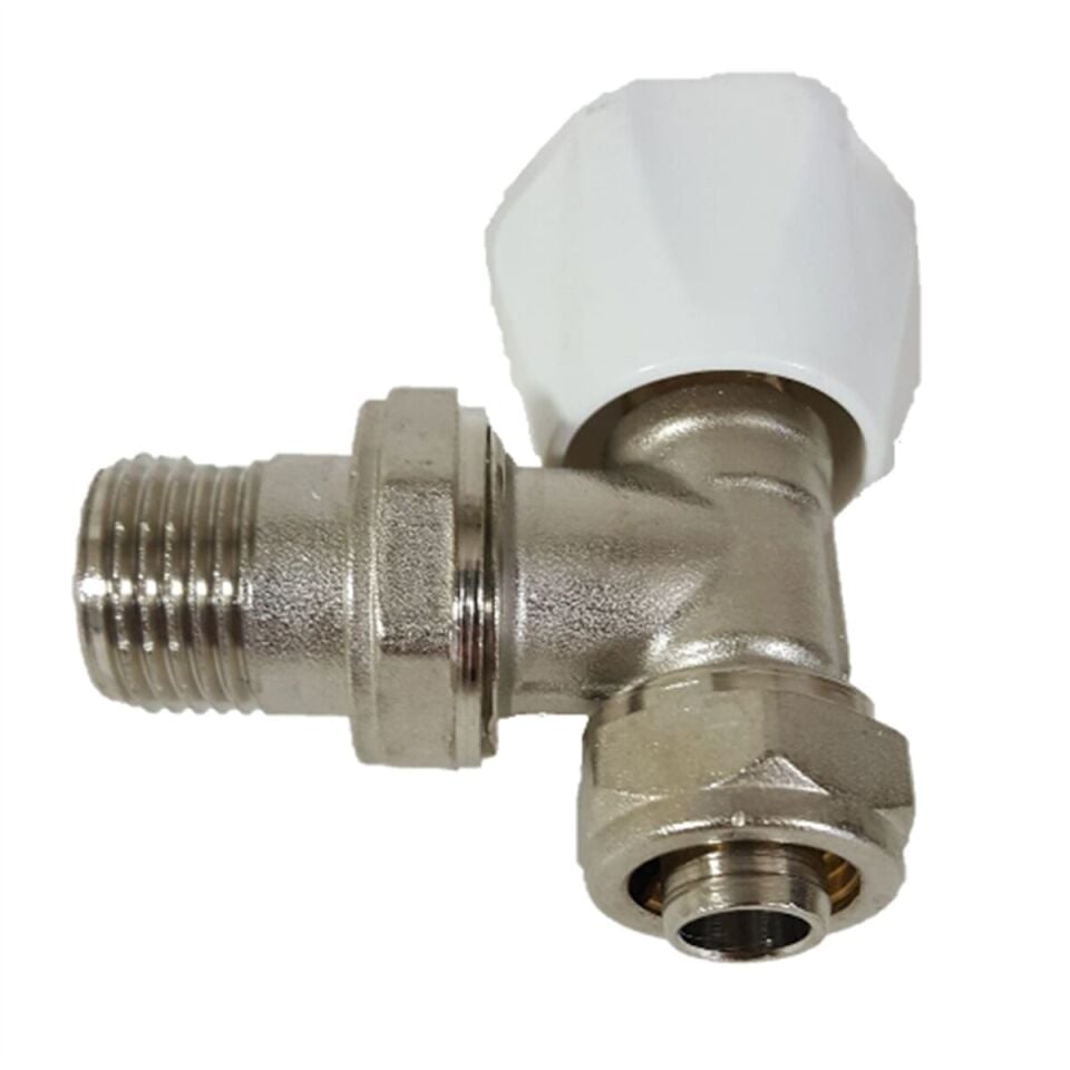 KALDE - Köşe Radyatör Vana - PE-X Altı Köşe Volanlı