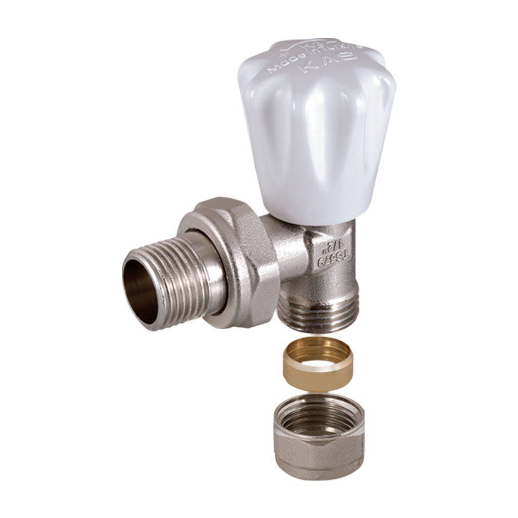 KAS - Köşe Radyatör Vanası - TİP3