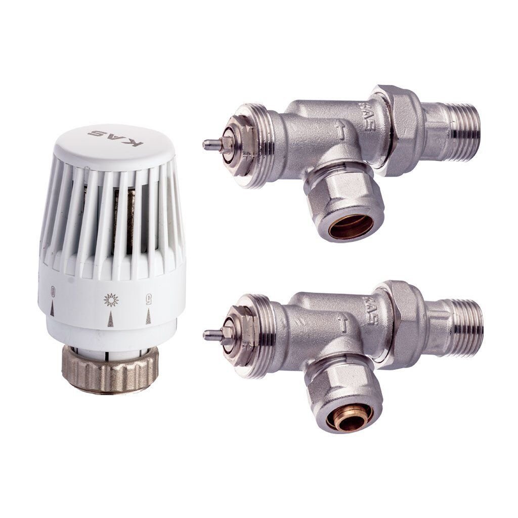 KAS - 1/2 Eksenel Termostatik Vana