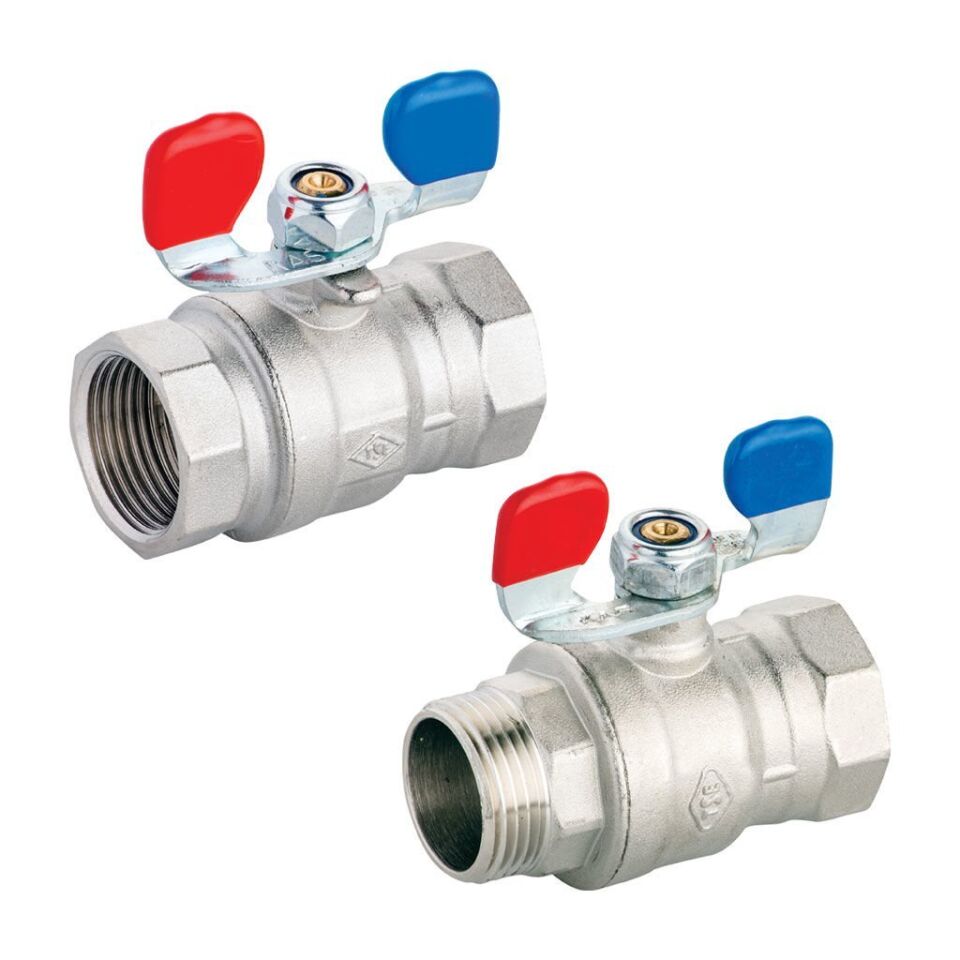 KAS - PN25 Kelebek Kollu Küresel Su Vanası