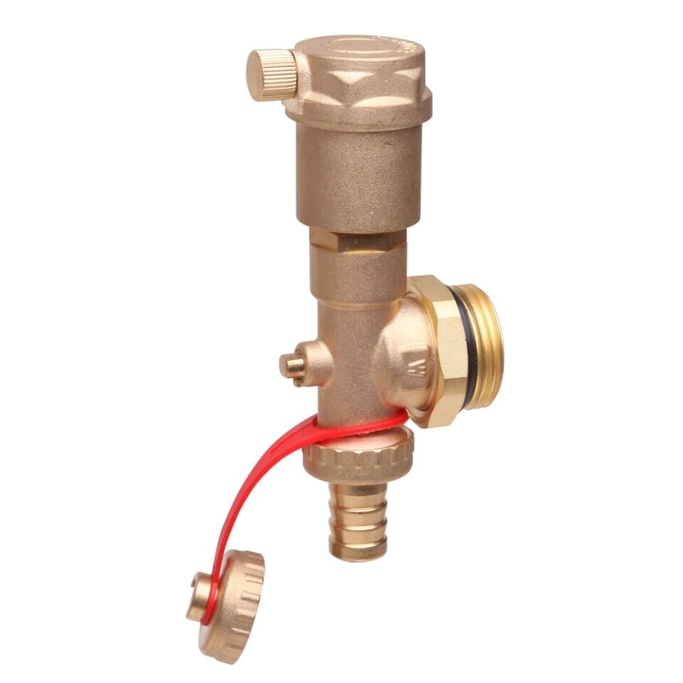 Danfoss FHF-EA Otomatik hava purjörü ve boşaltma vanası, Pirinç kollektörler için