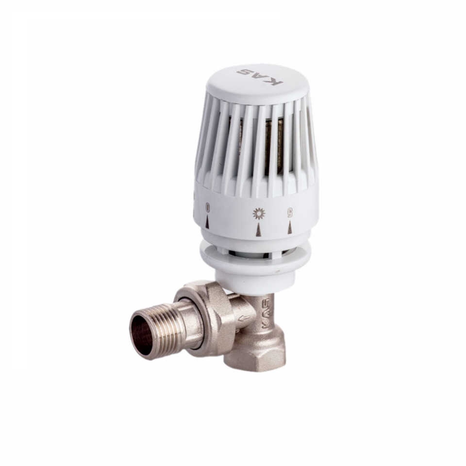 KAS - Köşe Termostatik Radyatör Vanası – (Jaklı)