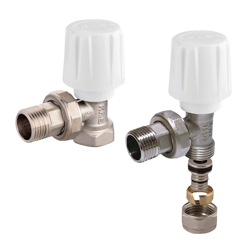 KAS - 1/2'' - Köşe Radyatör Vanası - Tip4