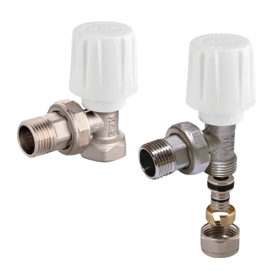 KAS - 1/2'' - Köşe Radyatör Vanası - Tip4