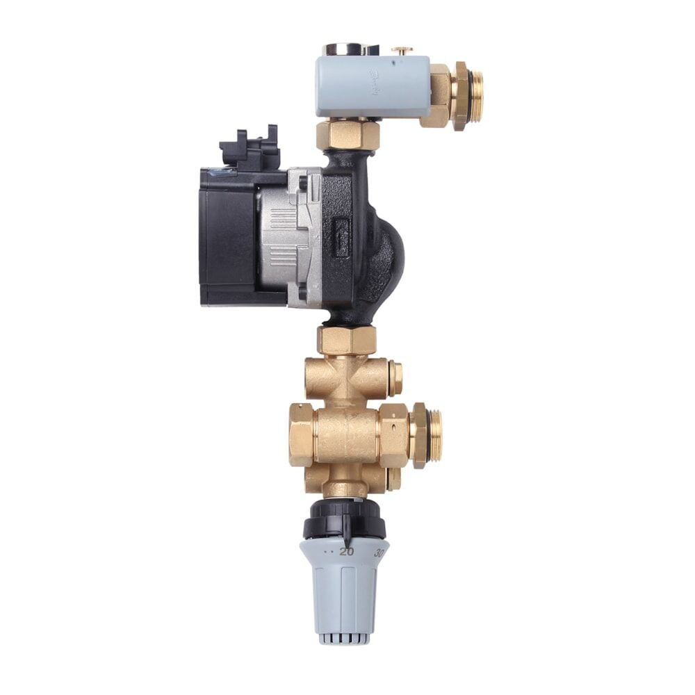Danfoss FHM-C1 Yerden ısıtma kompakt karışım devresi seti, UPM3 15-70, frekans kontrollü pompa