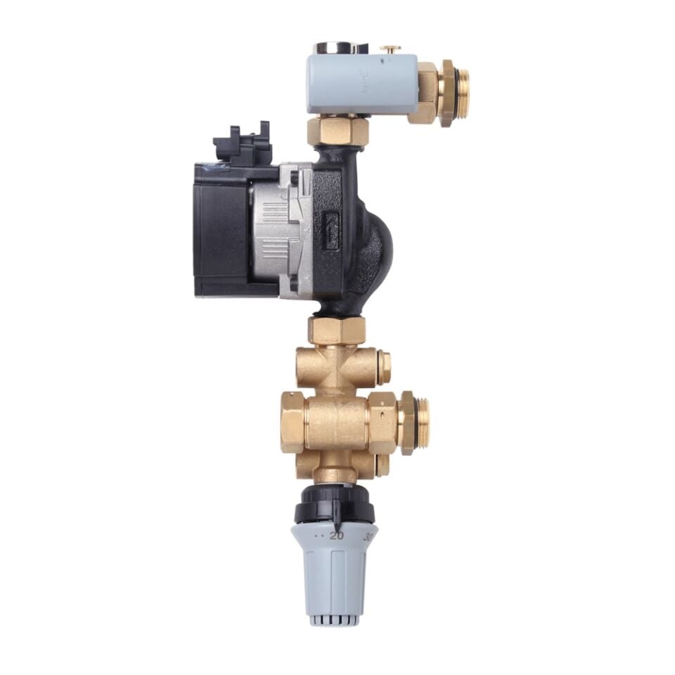 Danfoss FHM-C1 Yerden ısıtma kompakt karışım devresi seti, UPM3 15-70, frekans kontrollü pompa