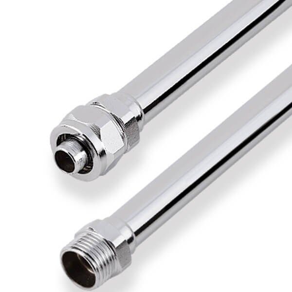 KAS - Radyatör Bağlantı Borusu  Düz - Rakorlu