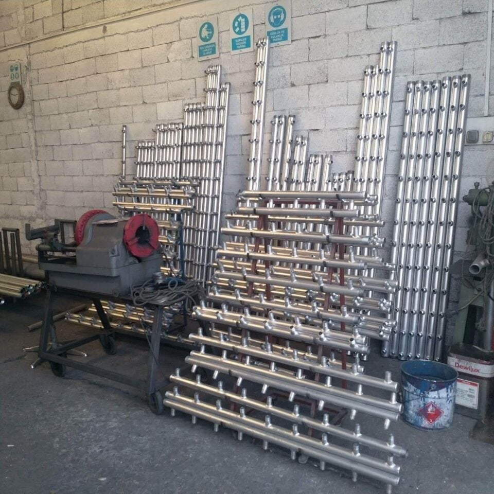 NVS - Su Sayaç Kolektörü - 2'' Gövde - Galvaniz Boru