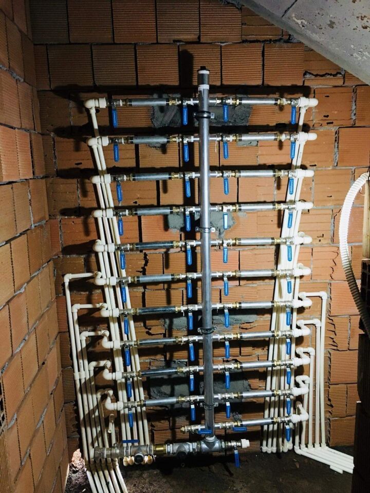 NVS - Su Sayaç Kolektörü - 2'' Gövde - Galvaniz Boru