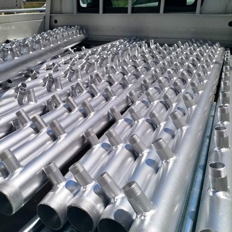 NVS - Su Sayaç Kolektörü - 2'' Gövde - Galvaniz Boru