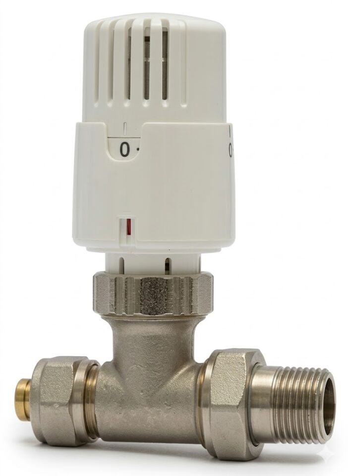 ECA Termostatik Radyatör Valfi, Pex Düz 1/2''