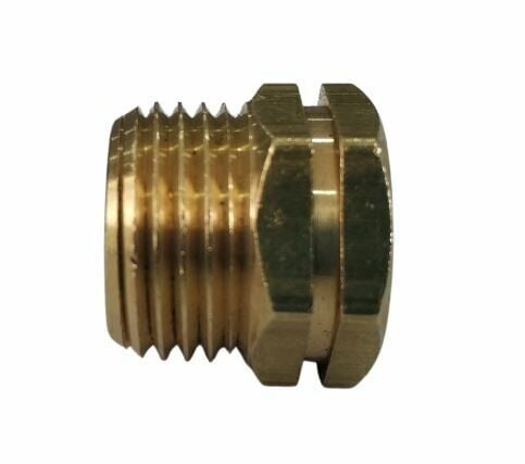 NVS Heat Meter Sensor Pocket Reducer 1/2″–1/8″ with Gasket Seat