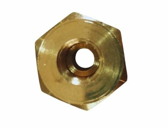 NVS Heat Meter Sensor Pocket Reducer 1/2″–1/8″ with Gasket Seat
