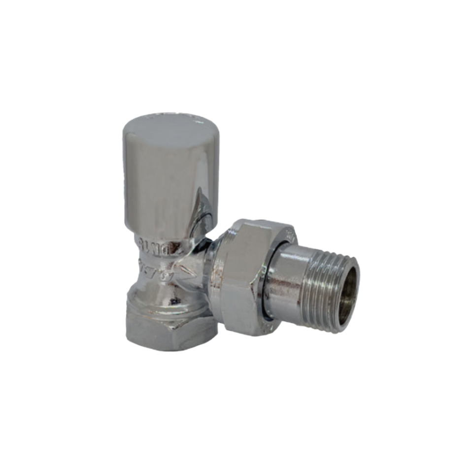 ECA 1/2″ хромированный угловой радиаторный клапан