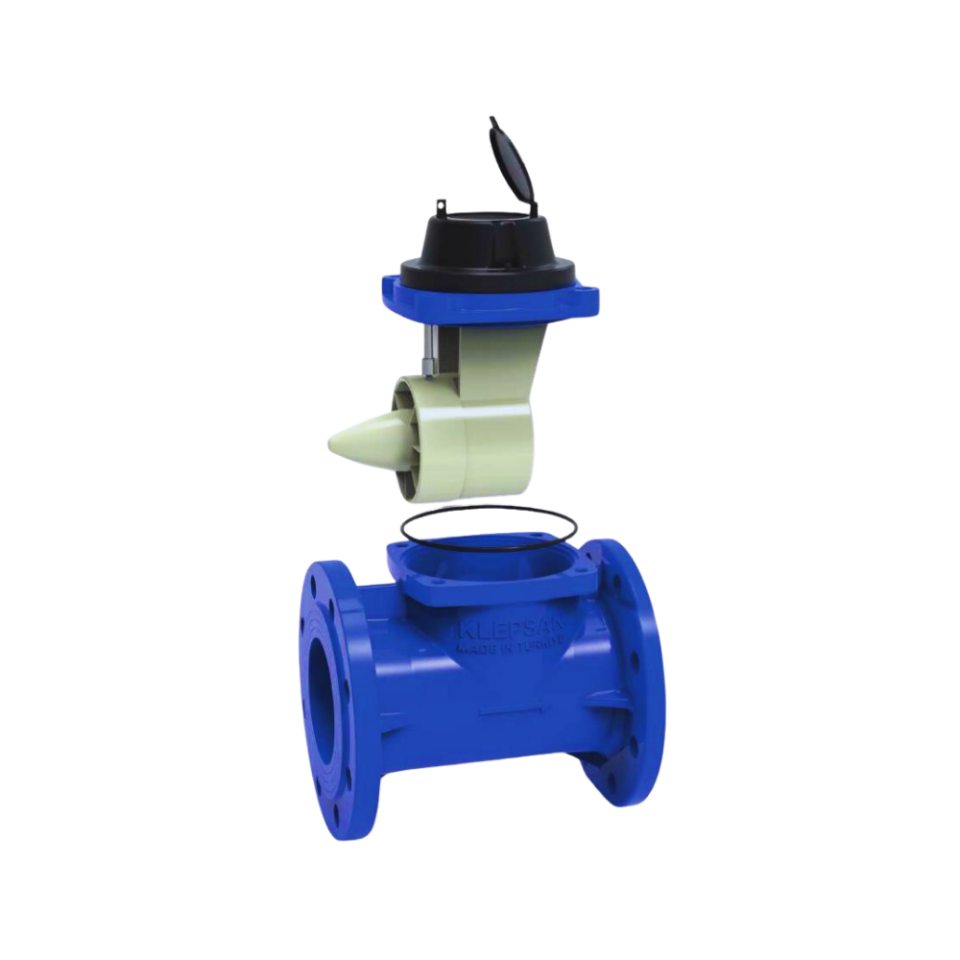 KLEPSAN - Woltman Tipi Su Sayacı (BÜYÜK ÇAP)