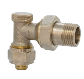 ECA Radyatör Geri Dönüş Valfi, Köşe Pex 1/2''