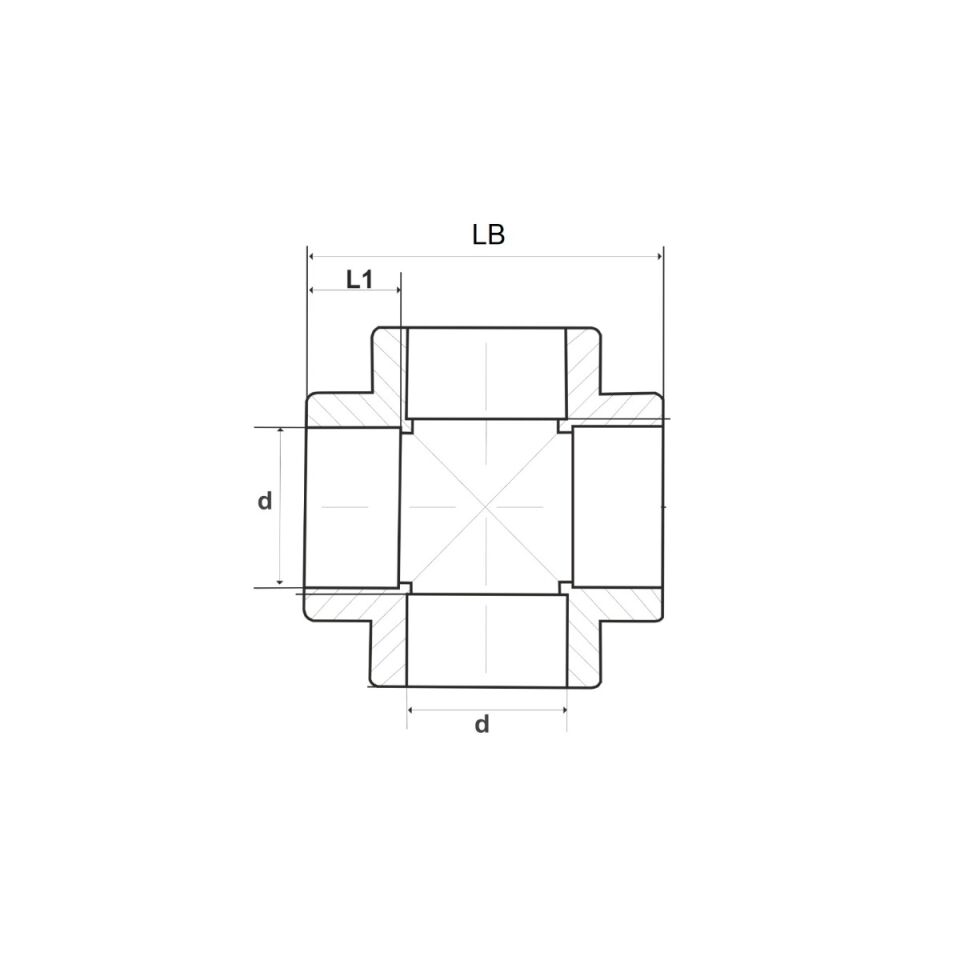 GF+ Aquasystem PP-R Cross