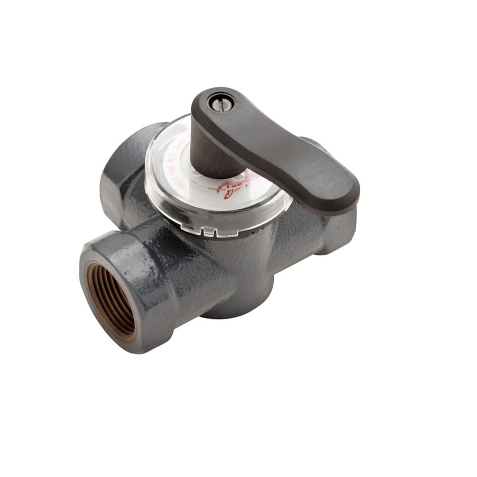 Danfoss HRE 3 PN6 3 Yollu İç Dişli Döküm Döner Vana Gövdesi