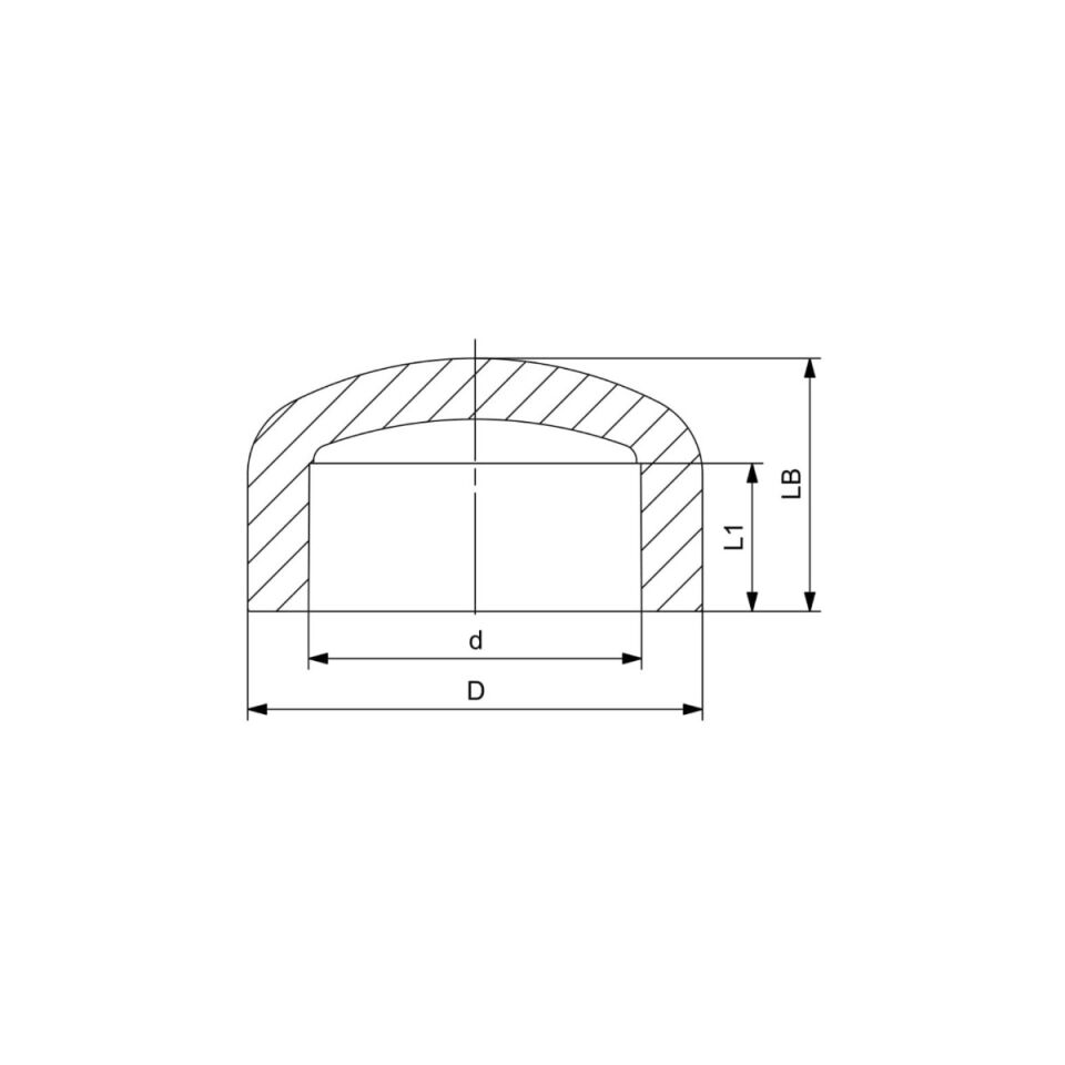 GF+ Aquasystem PP-R End Cap