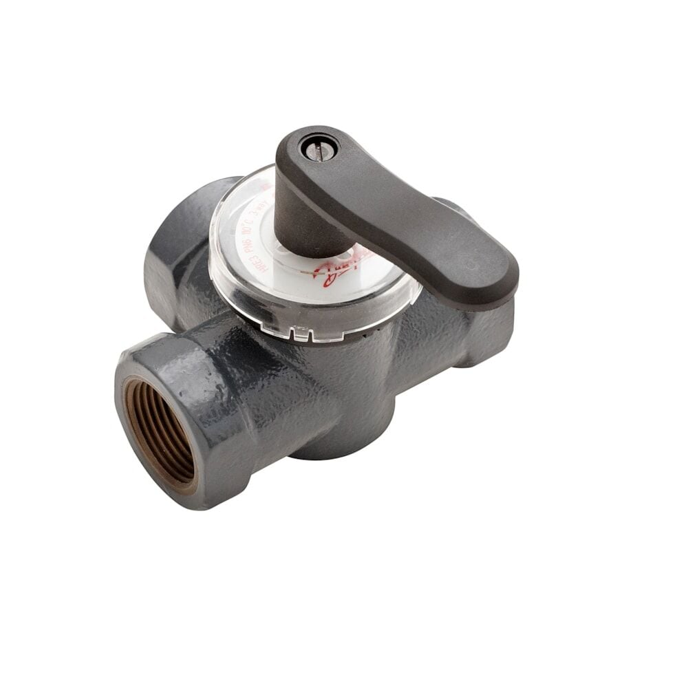 Danfoss HRE 3 PN6 3 Yollu İç Dişli Döküm Döner Vana Gövdesi DN32 (1¼”)
