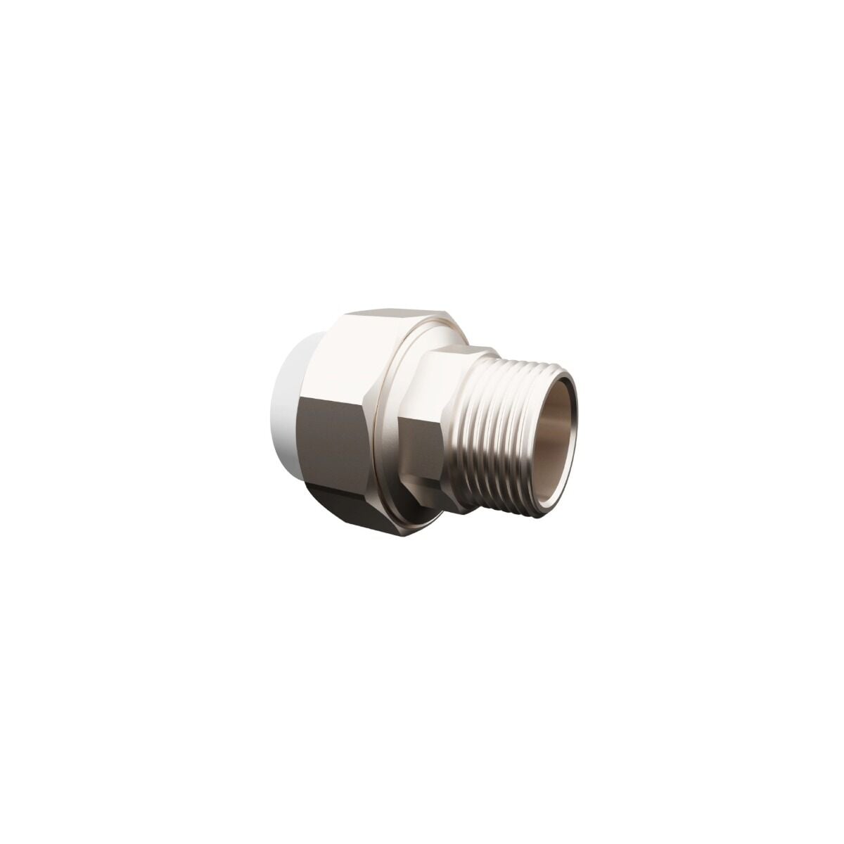 GF+ Aquasystem PP-R Male Threaded Transition Union with Loose Nut (Hexagon)