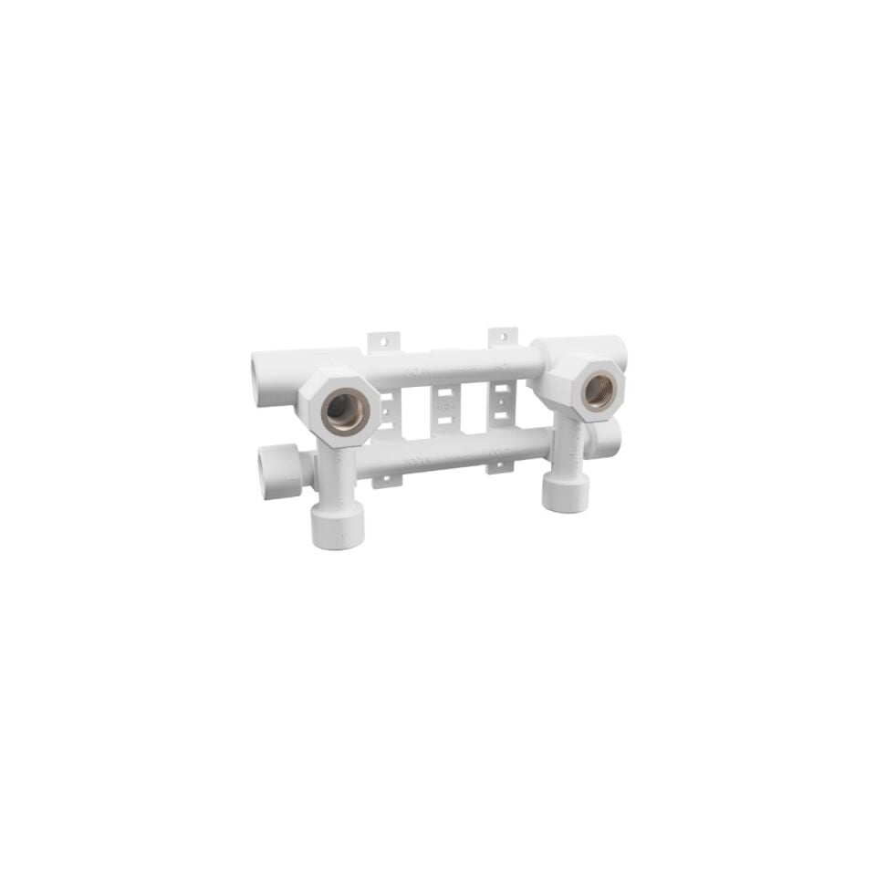 GF+ Aquasystem PP-R Altı Girişli Batarya Bağlantısı 20 mm - 1/2″