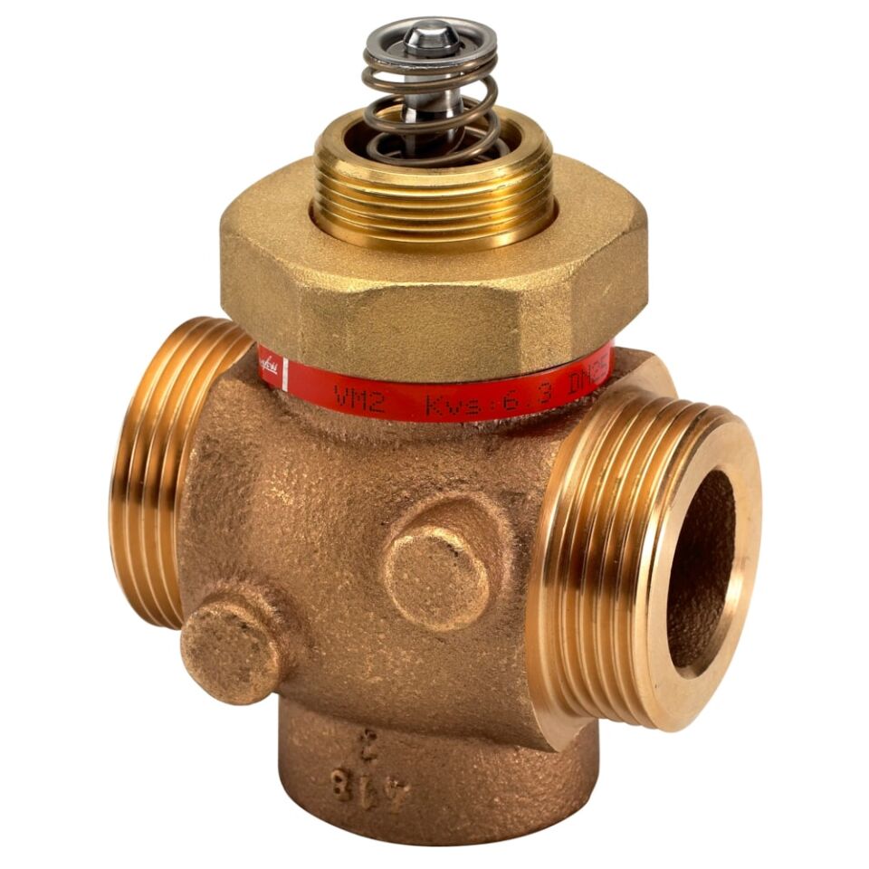 Danfoss VM 2 PN25 dış dişli, döküm, basınç dengeli, 2 yollu lineer Vana Gövdesi DN32 (1¼”)