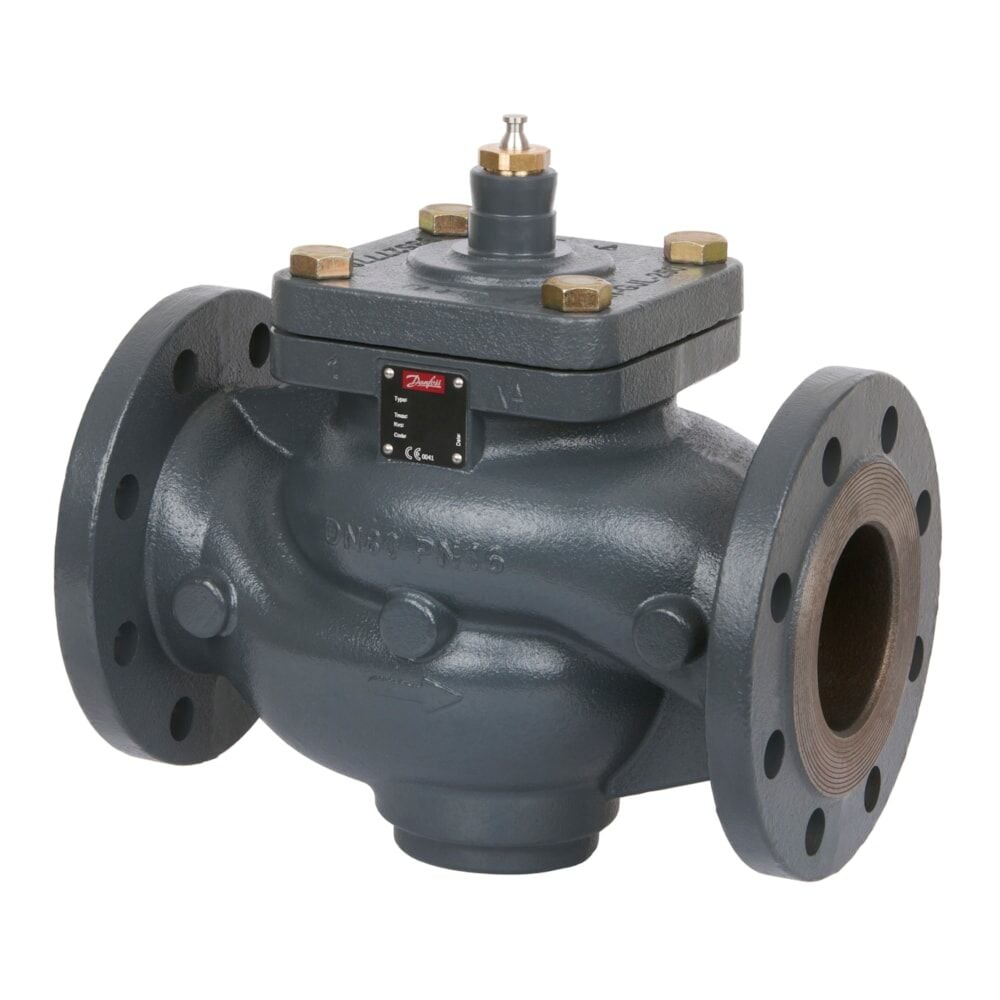 Danfoss VFM 2 PN16 2 Yollu Flanşlı Döküm Lineer Vana Gövdesi DN150 (6”)