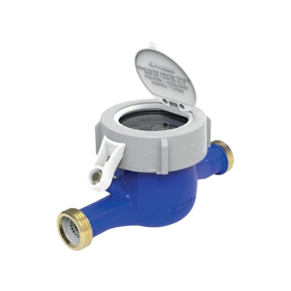 Klepsan KVS-2K Aqua Plus DN20 Kuru Tip Çok Hüzmeli Soğuk Su Sayacı 190 mm